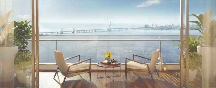 Balcony, kalpataru-oceana 5 Bedroom 3909 Sq.Ft. Apartment In Prabhadevi Mumbai 8133874