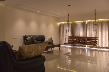 Living Room in 4 BHK Apartment at Indraprastha Ruhe, Whitefield Road – for Sale