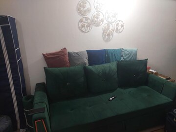 Living Room in 1 BHK Apartment at Sheth Clarion, Borivali East – for Sale
