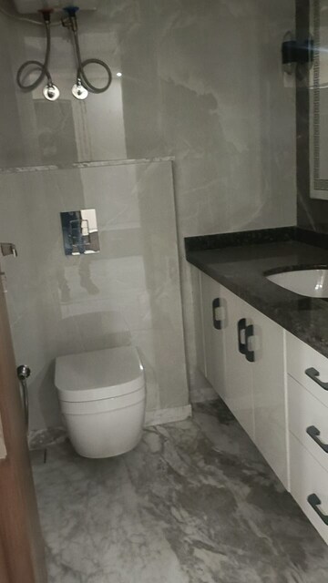 Bathroom in 4 BHK Builder Floor at Greater Kailash I – for Rent