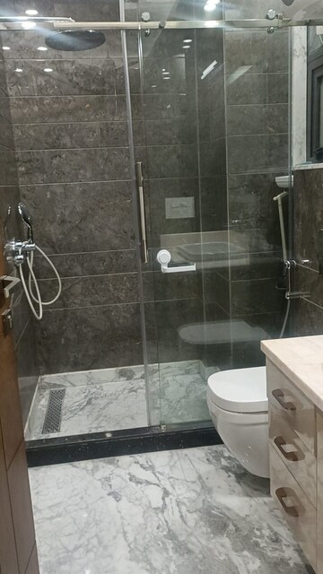 Bathroom in 4 BHK Builder Floor at Greater Kailash I – for Rent