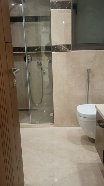 Bathroom in 4 BHK Builder Floor at Greater Kailash I – for Rent