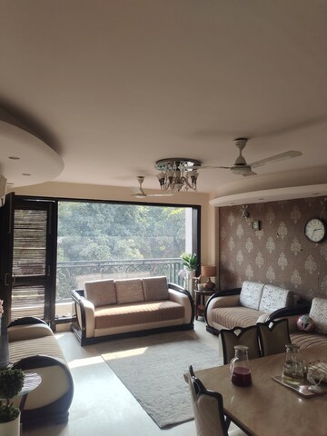Living Room in 3 BHK Builder Floor at East Of Kailash – for Rent