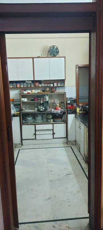 Kitchen in 3 BHK Builder Floor at Malviya Nagar – for Sale