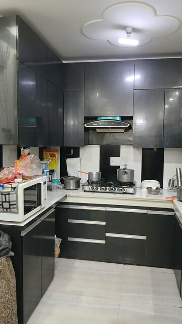 Kitchen in 3 BHK Apartment at Abul Fazal Enclave Part 1 – for Sale
