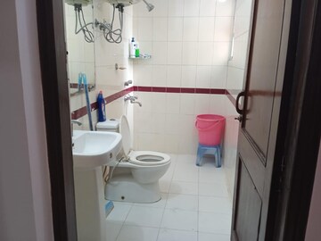 Bathroom in 1 BHK Apartment at Vasundhara Sector 1 – for Rent