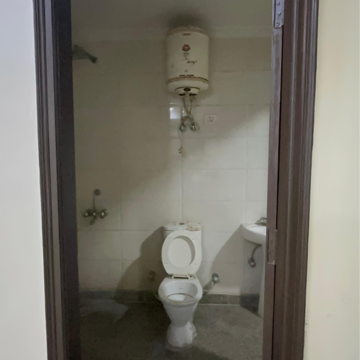 Bathroom in 3 BHK Builder Floor at Chattarpur – for Rent