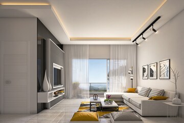 Kitchen in 3 BHK Apartment at Prestige Elysian, Bannerghatta Road – for Rent