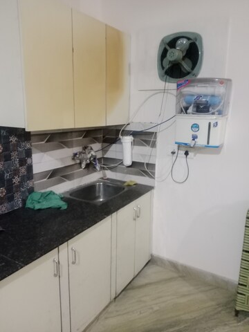 Kitchen in 1.5 BHK Builder Floor at Sector 18 – for Rent