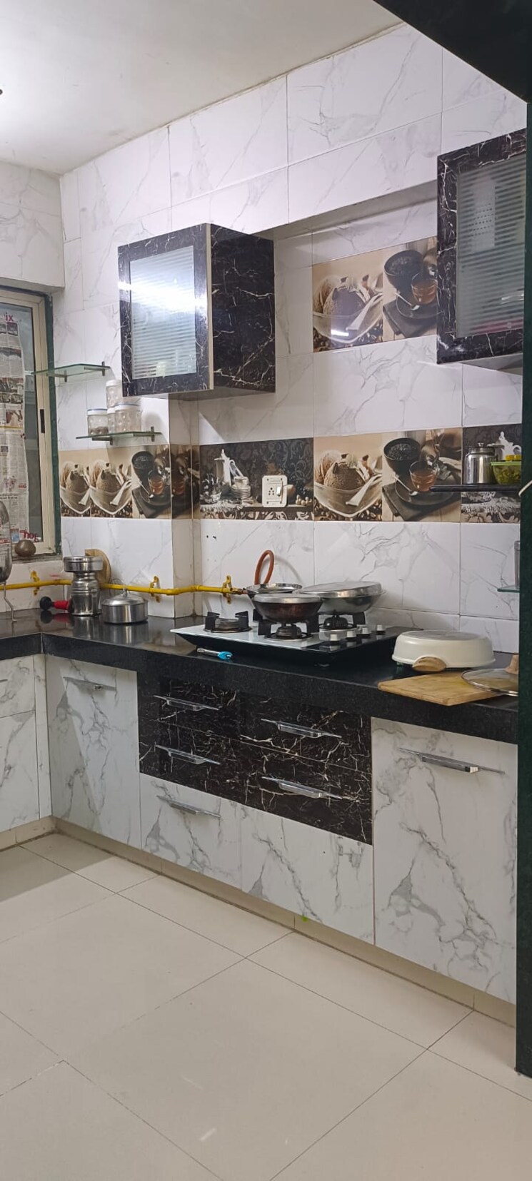 Kitchen, icb-flora 3 Bedroom 1710 Sq.Ft. Apartment In Gota Ahmedabad 8134701
