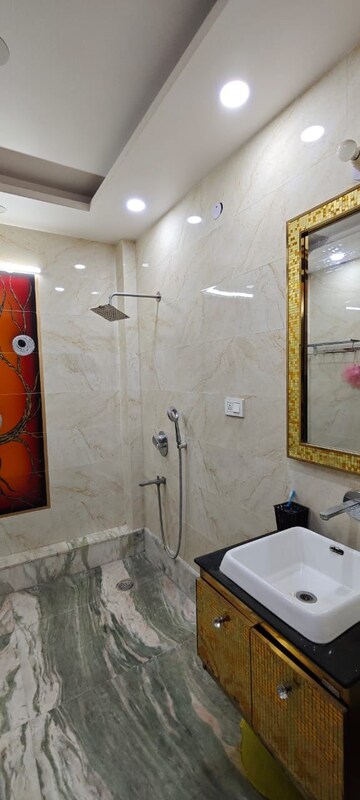 Bathroom in 3 BHK Builder Floor at Raj Nagar Extension – for Sale