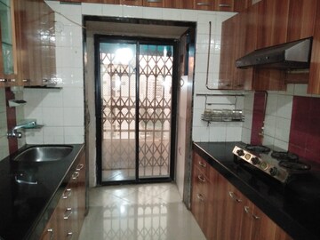 Kitchen in 3 BHK Apartment at Meeta Heights, Kharghar – for Rent