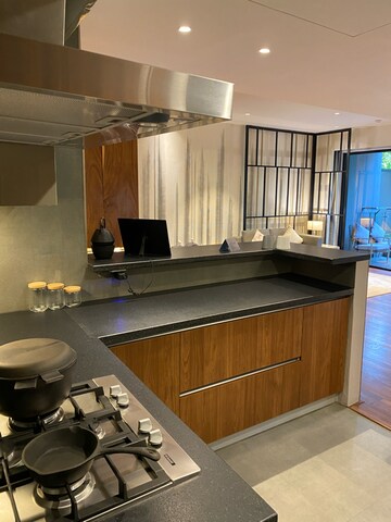 Kitchen in 3 BHK Apartment at Krisumi Waterfall Residences, Sihi – for Sale