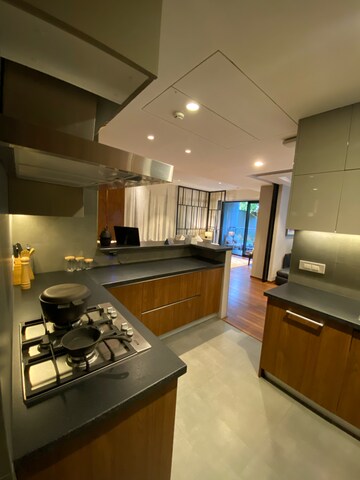 Living Room in 3 BHK Apartment at Krisumi Waterfall Residences, Sihi – for Sale