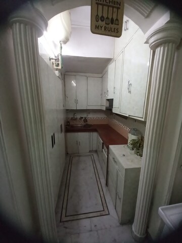 Kitchen in 1 BHK Builder Floor at Paschim Vihar – for Rent