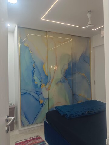 Bathroom in 1 BHK Apartment at Lodha New Cuffe Parade, Wadala – for Rent