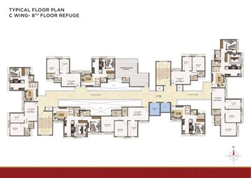 Floor Plan in 1 BHK Apartment at Today Mangalam, Kharghar – for Sale