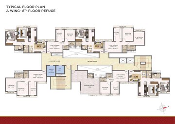 Floor Plan in 1 BHK Apartment at Today Mangalam, Kharghar – for Sale