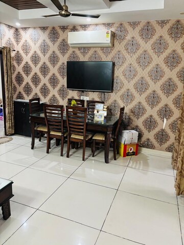 Living Room in 3 BHK Builder Floor at Dhakoli Village – for Sale