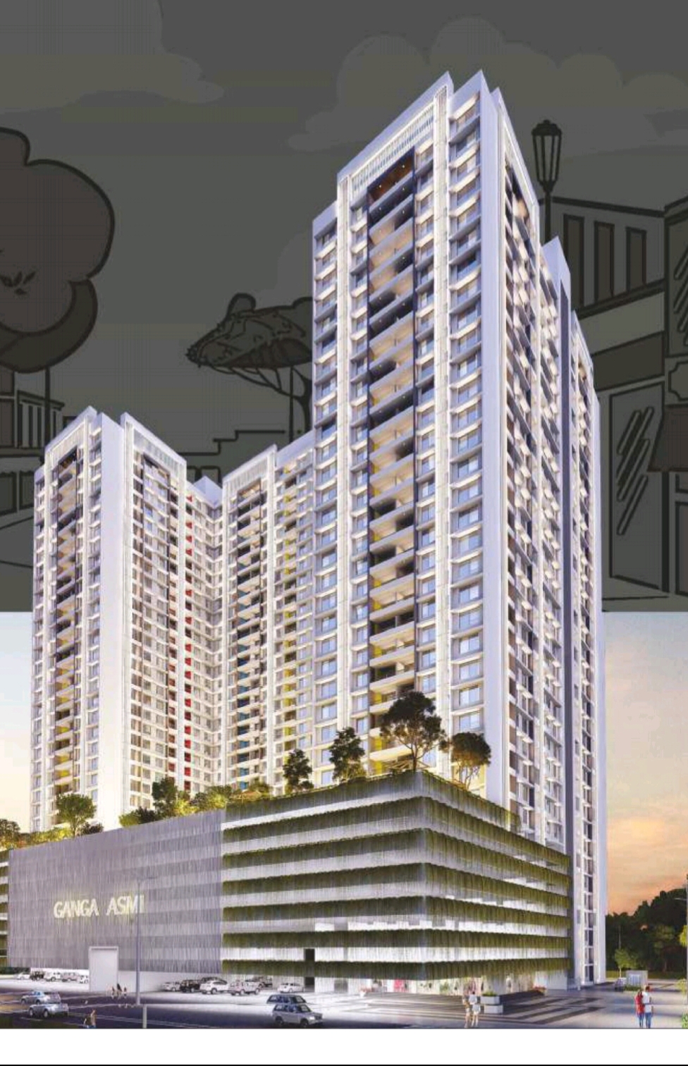 3 BHK Apartment For Sale in Goel Ganga Asmi
