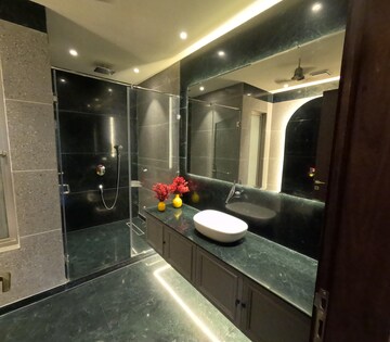 Kitchen in 4 BHK Builder Floor at Ansal Sushant Lok I, Sector 43 – for Sale