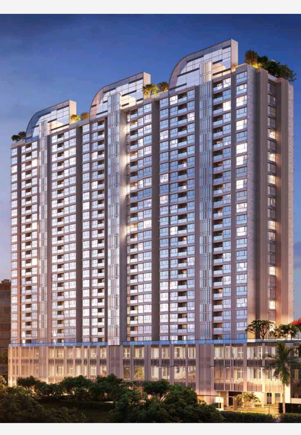 3 BHK 1157 Sq.Ft. Apartment in Merlin Ventana