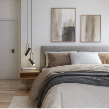 Bedroom in 4 BHK Builder Floor at Anant Raj The Estate Floors, Sector 60 – for Sale