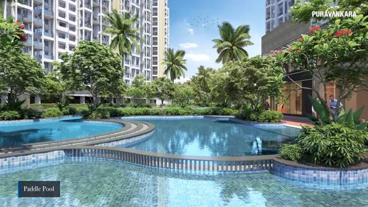 Swimming Pool, purvankara-emerald-bay 3 Bedroom 1313 Sq.Ft. Apartment In Mundhwa Pune 8135454