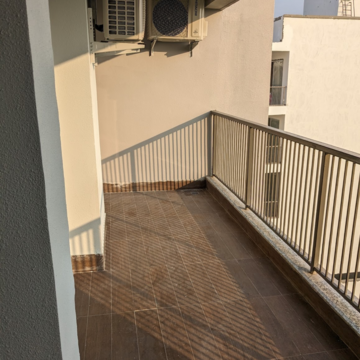 Balcony in 4 BHK Builder Floor at DLF Gardencity Enclave, Sector 93 – for Rent