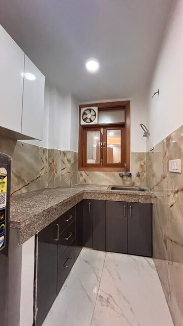 Kitchen in 1 BHK Builder Floor at Saket – for Rent