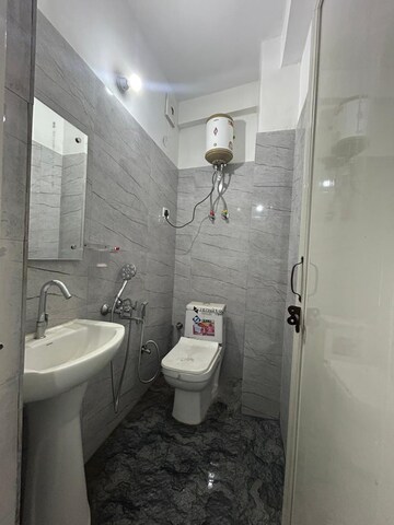 Bathroom in 1 BHK Builder Floor at Saket – for Rent