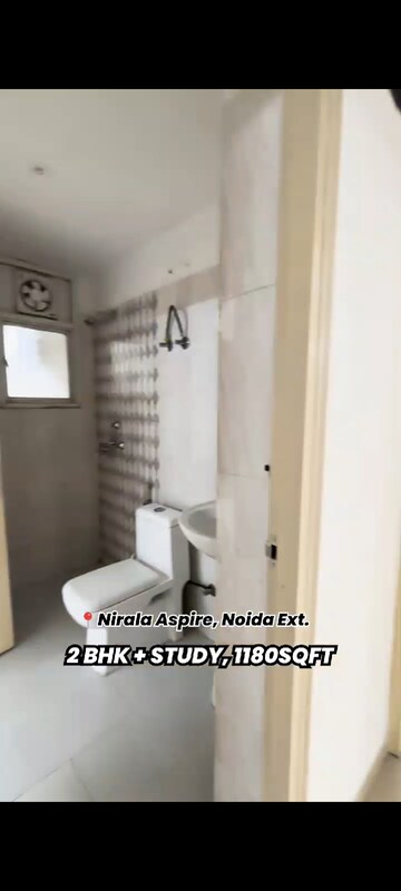 Bathroom in 2.5 BHK Apartment at Nirala Aspire Phase II, Sector 16 Yamuna Expressway – for Sale