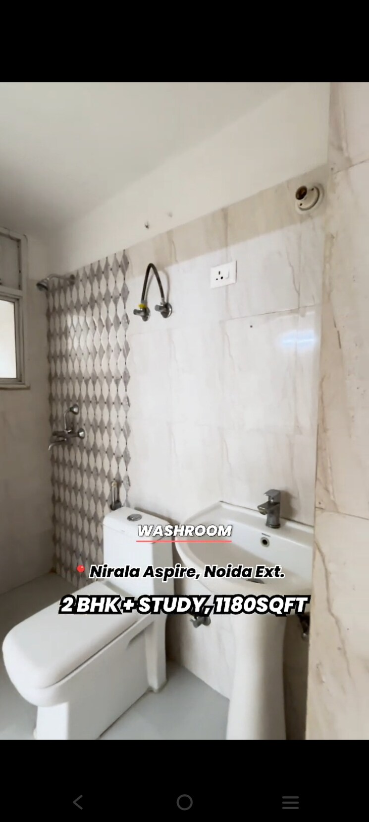 Bathroom, nirala-aspire-phase-ii 2.5 Bedroom 1180 Sq.Ft. Apartment In Sector 16 Yamuna Expressway Greater Noida 8135599