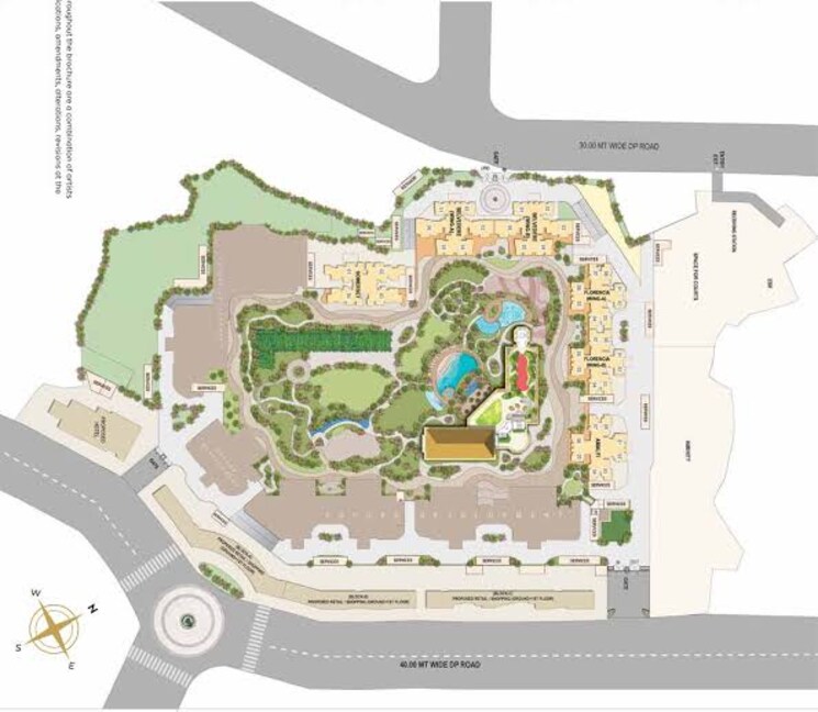 Master Plan, hiranandani-westgate 3 Bedroom 1276 Sq.Ft. Apartment In Ghodbunder Road Thane 8135706