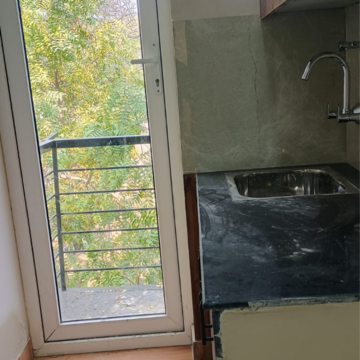 Kitchen in 1 RK Builder Floor at Saket – for Rent