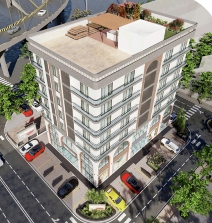 Exterior View, parley point 3.5 Bedroom 3500 Sq.Ft. Apartment In Parley Point Surat 8135799