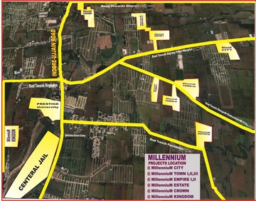  Plot – Map Location View at Ujjain Road - for Sale
