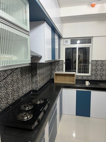 Kitchen in 2 BHK Apartment at Ashar Axis, Majiwada – for Rent
