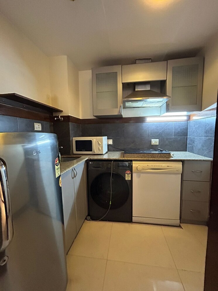 Kitchen, ansal-sushant-lok-i 1 Bedroom 550 Sq.Ft. Builder Floor In Sector 43 Gurgaon 8136991