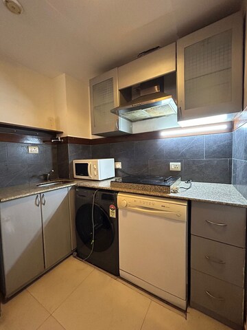 Kitchen in 1 BHK Builder Floor at Ansal Sushant Lok I, Sector 43 – for Rent