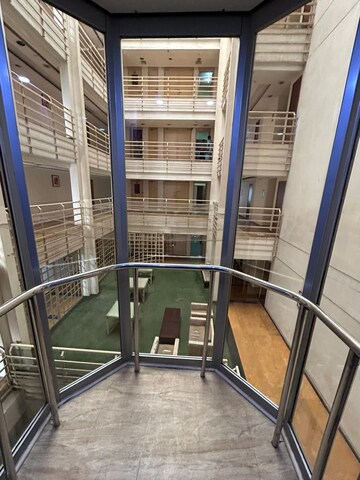 Balcony in 1 BHK Builder Floor at Ansal Sushant Lok I, Sector 43 – for Rent