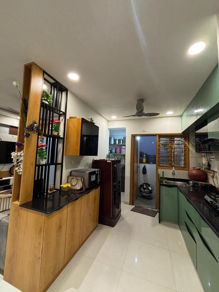Kitchen, gota 3 Bedroom 1503 Sq.Ft. Apartment In Gota Ahmedabad 8137093