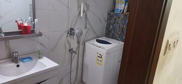 Bathroom in 1 BHK Builder Floor at Saket – for Rent