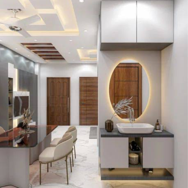 Bathroom, mohan-precious-greens 1 Bedroom 371 Sq.Ft. Apartment In Ambernath Thane 8137389
