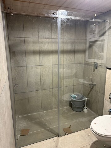 Bathroom in 3 BHK Apartment at Prestige High Fields, Gachibowli – for Rent