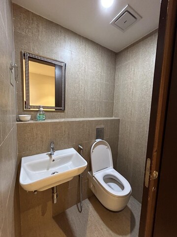Bathroom in 3.5 BHK Apartment at Lodha Belmondo, Gahunje – for Rent