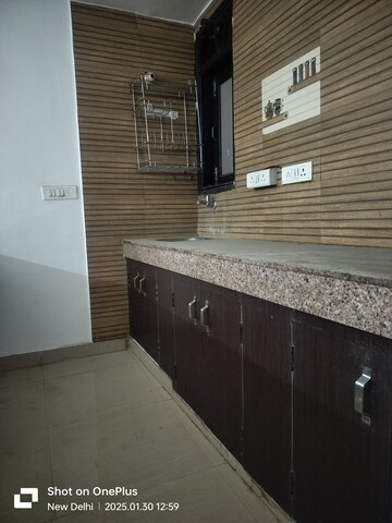 Kitchen in 1.5 BHK Builder Floor at Chattarpur – for Rent