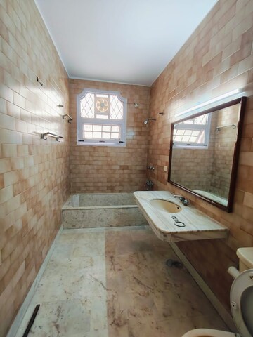 Bathroom in 3 BHK Builder Floor at New Friends Colony – for Rent