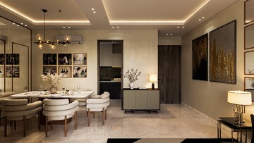 Living Room in 3 BHK Apartment at Uchdpl Eden, Wave City – for Sale