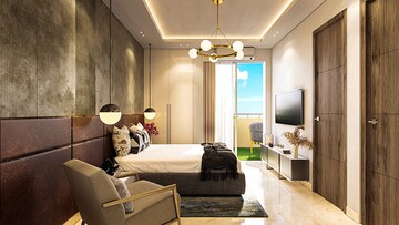 Living Room in 3 BHK Apartment at Uchdpl Eden, Wave City – for Sale